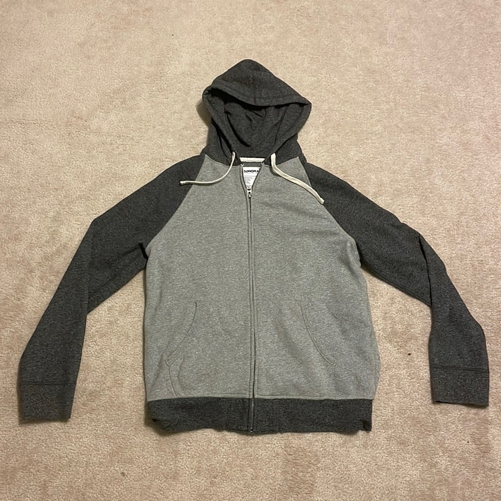 Sonoma Gray Large Hoodie